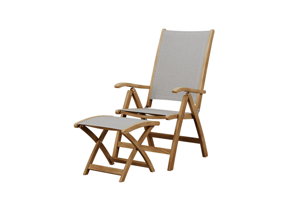 Kate recliner with footstool_cloud Kate recliner