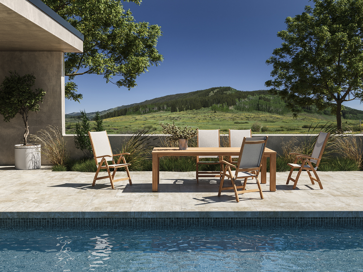 Kate recliner_cloud and Maxima table Kate recliner