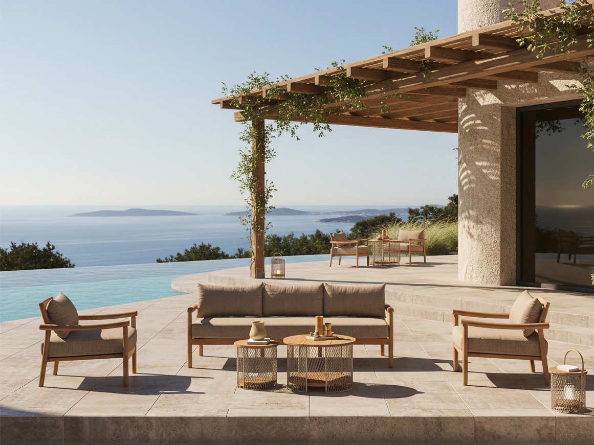 Isabella lounge love seat