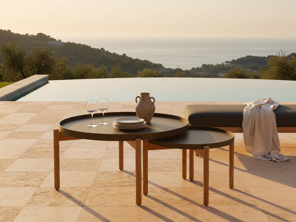 Elena table large and medium Elena coffee (tray) table