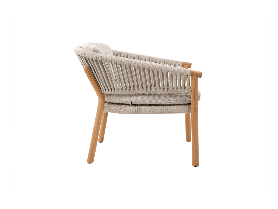 Marcella club side Marcella club chair - flat rope