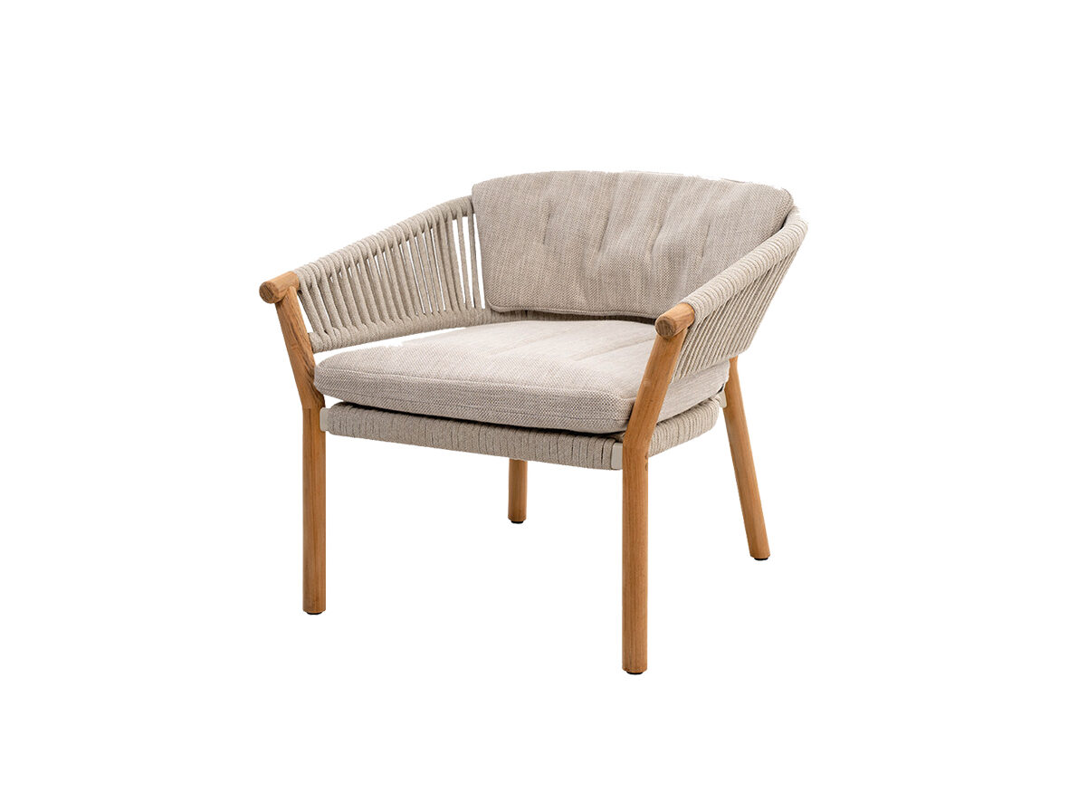 Marcella club chair - flat rope