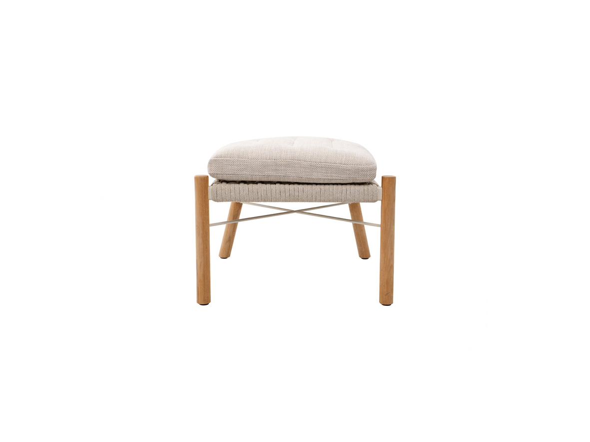 marcella club footstool front Marcella club footstool - flat rope